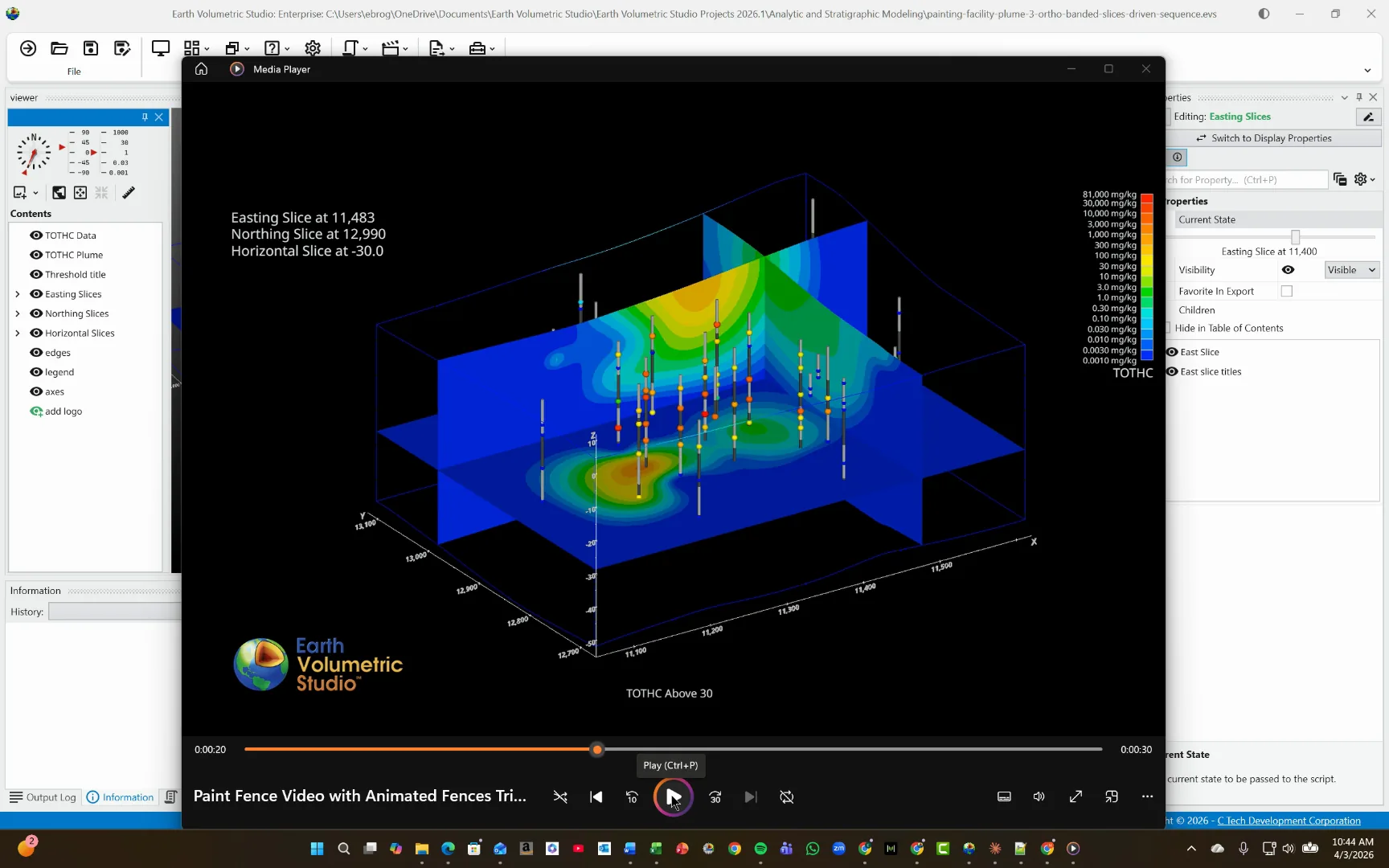 Observe Slice Values Updating