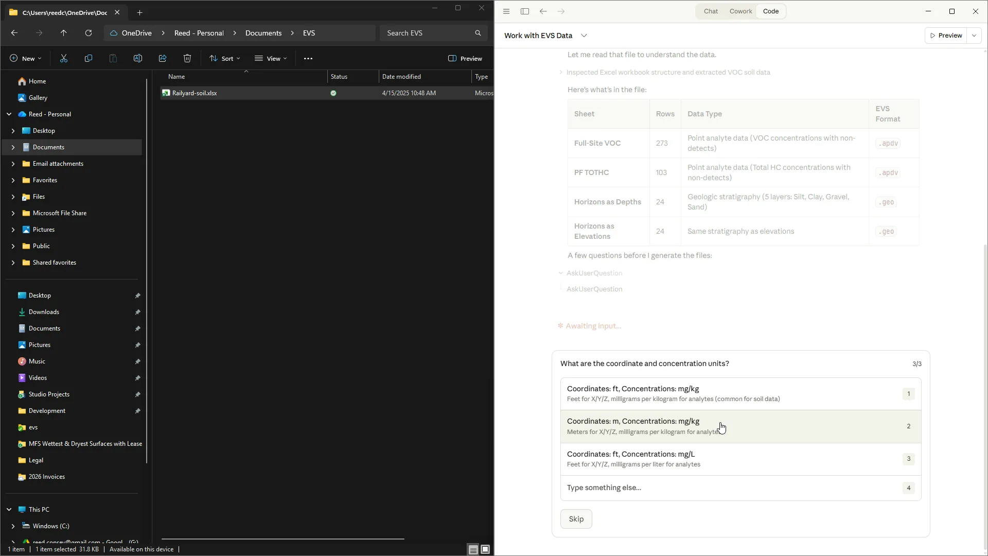 Specify Concentrations And Units