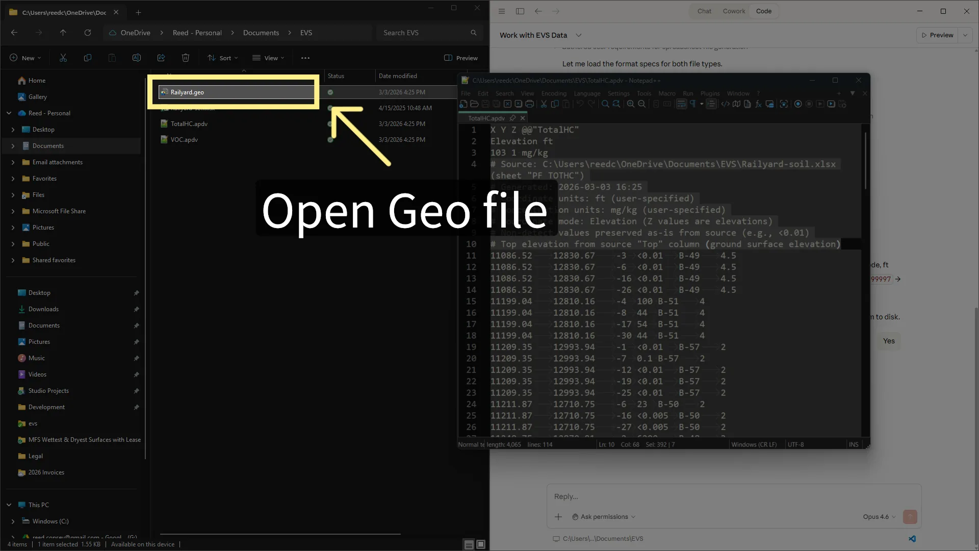 Open Railyard Geo File