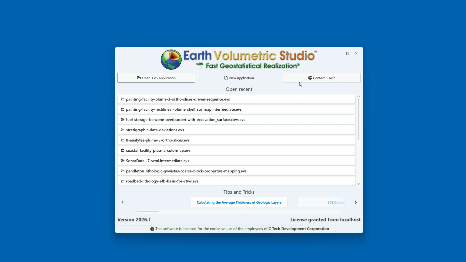 Open or Create Application